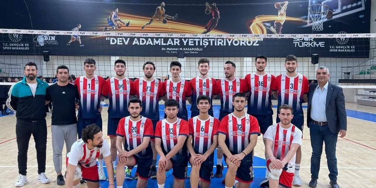 DEPSAŞ Enerji Erkek Voleybol Takımı 1. Lig’e yükseldi