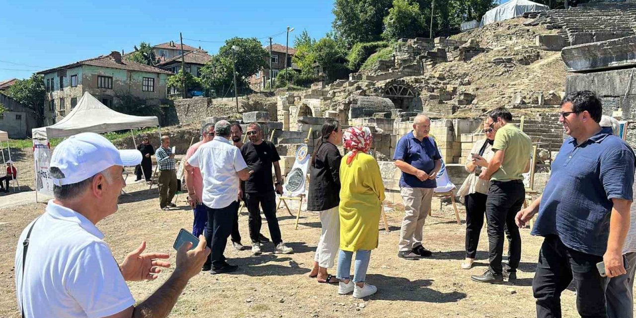 2 bin yıllık antik kentte ilk çini sergisi