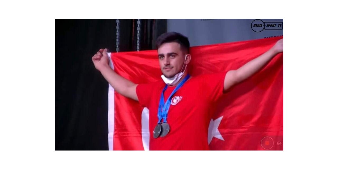 BARÜ’lü milli halterci Taner Çağlar, Avrupa üçüncüsü oldu