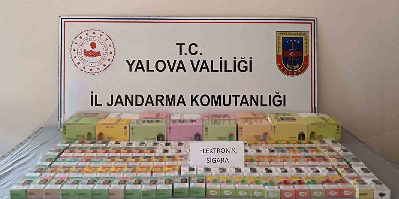 Yalova’da 180 adet elektronik sigara ele geçirildi