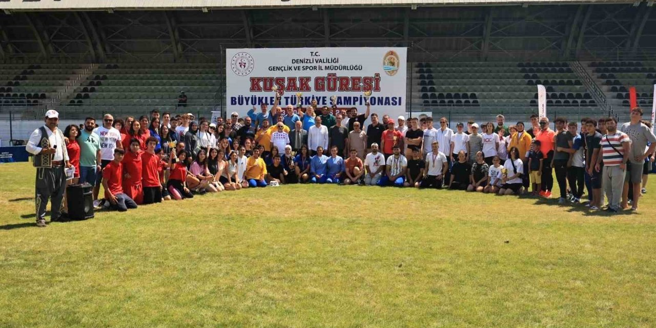 Kuşak güreşi heyecanı tamamlandı