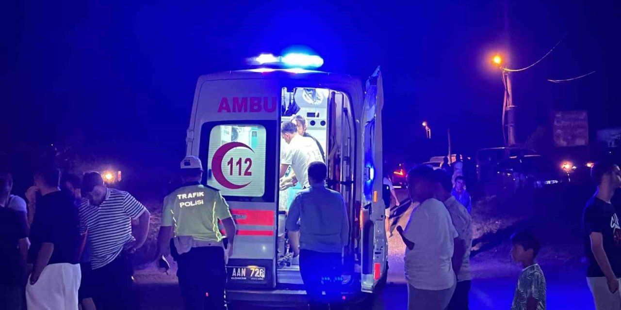 Yoldan çıkan araç takla attı: 2 yaralı