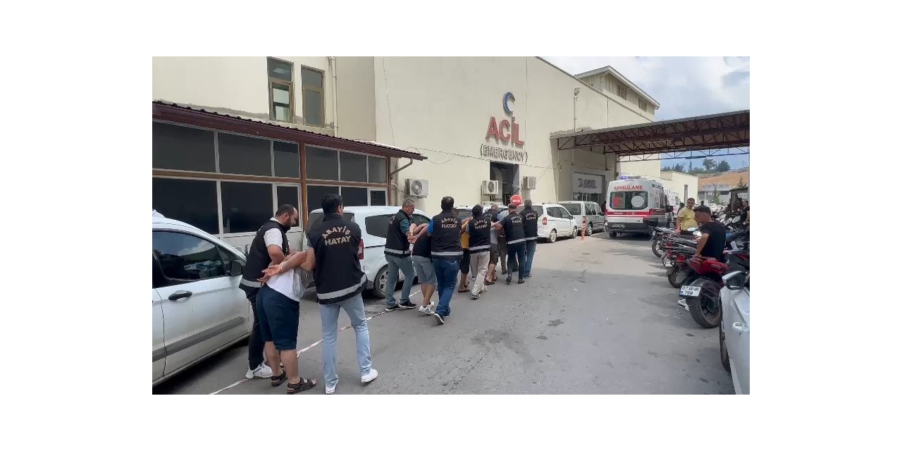 Hatay’da mala zarar verme ve genel güvenliği kasten tehlikeye sokan 5 kişi yakalandı