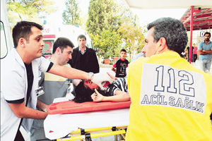 Kaza geçirene ücretsiz tedavi