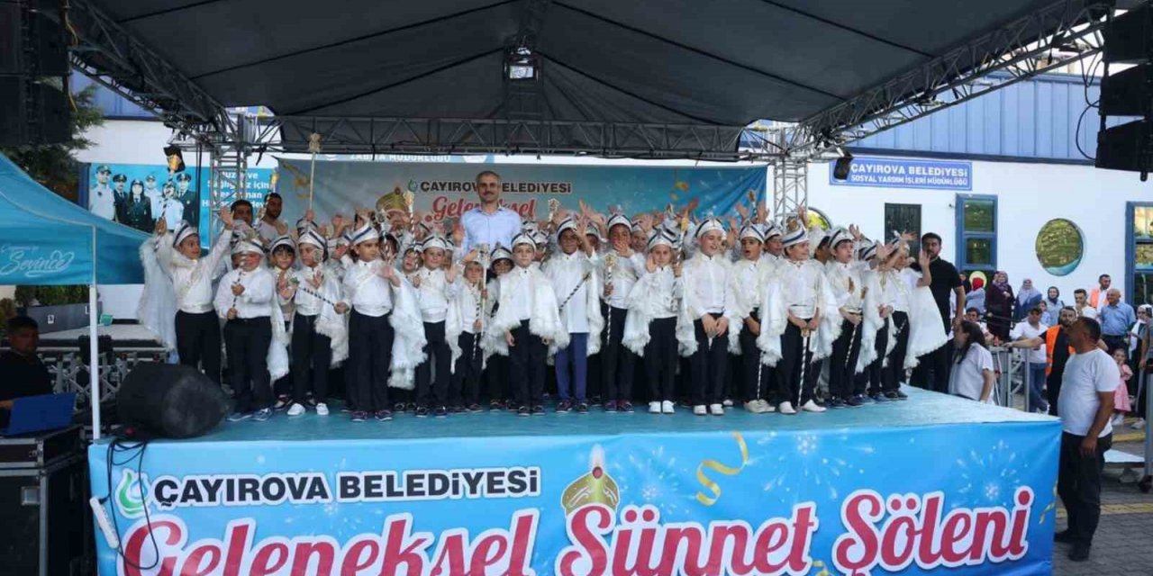 Çayırova’da geleneksel sünnet şöleni heyecanı
