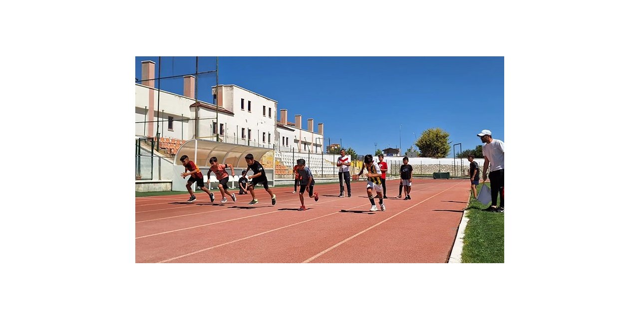 Karaman’da ilk kez U12 çoklu branşlar il deneme yarışları yapıldı