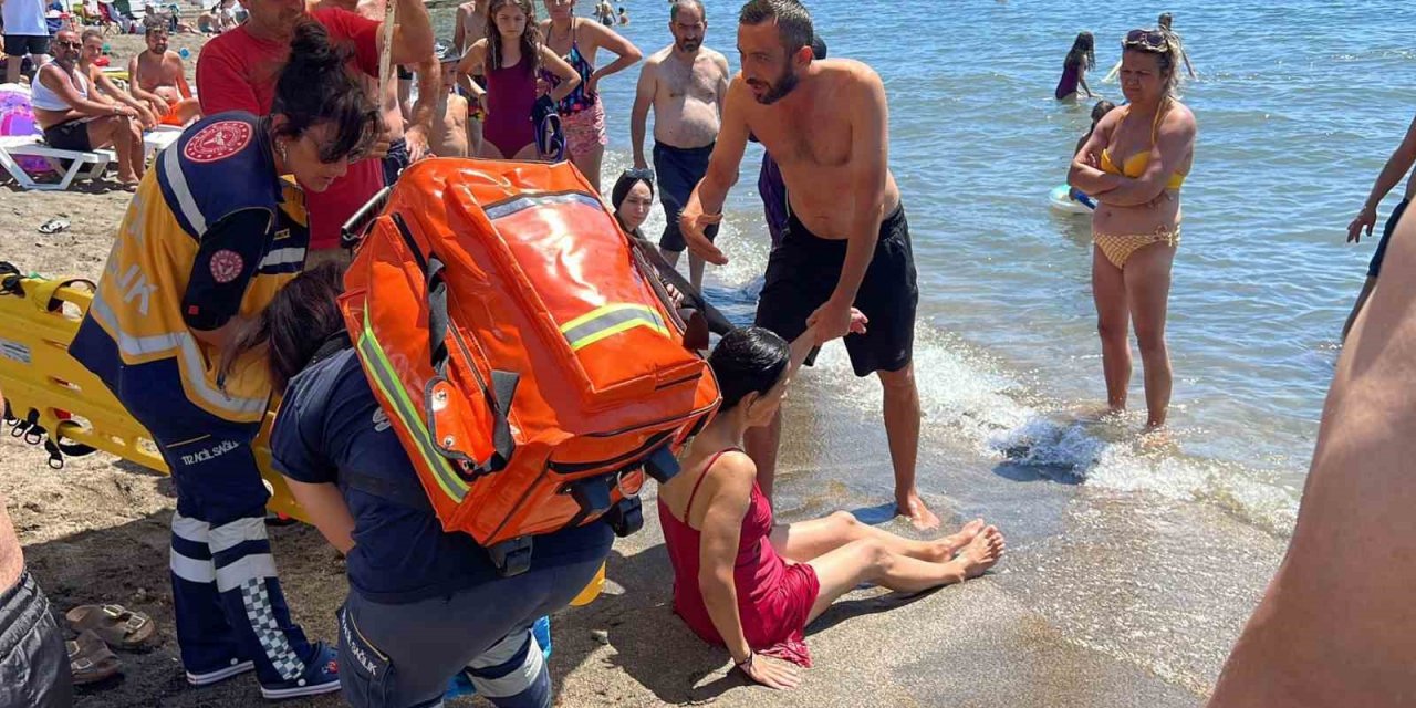 Sinop’ta bir kişi boğulma tehlikesi geçirdi