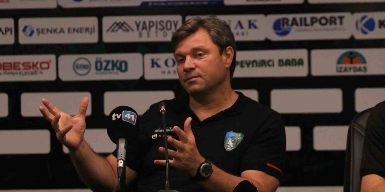 Kocaelispor - Pendikspor hazırlık maçının ardından