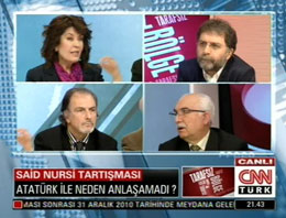 Said Nursi tartışması masa yumruklattı