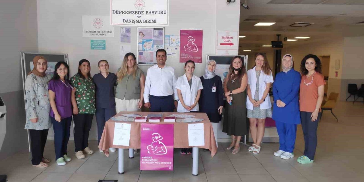 Muğla’da Dünya Emzirme Haftası için stant açıldı