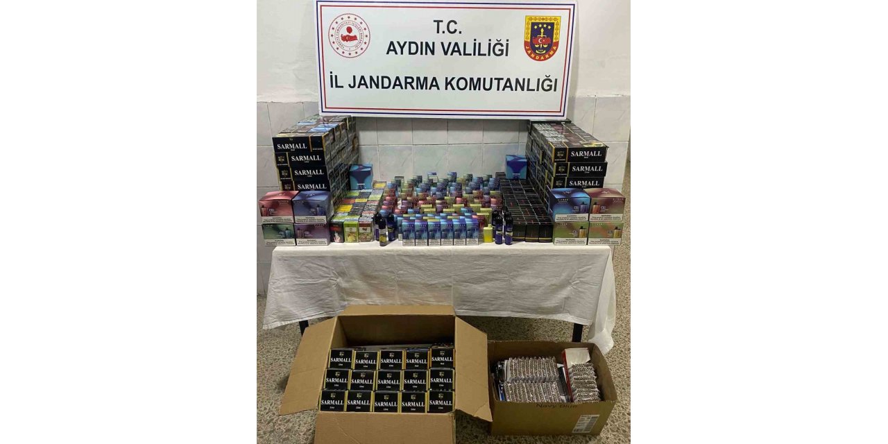Efeler ve İncirliova’da kaçak sigara operasyonu