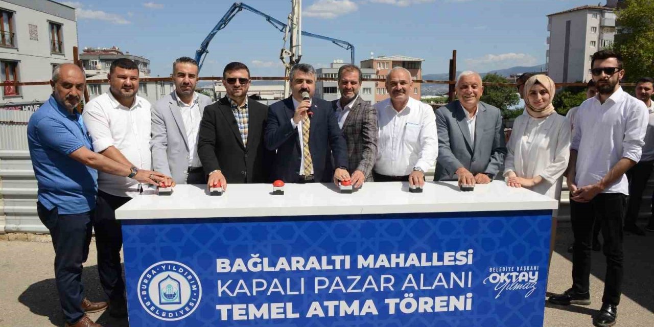 Yıldırım Bağlaraltı’na modern pazar yeri