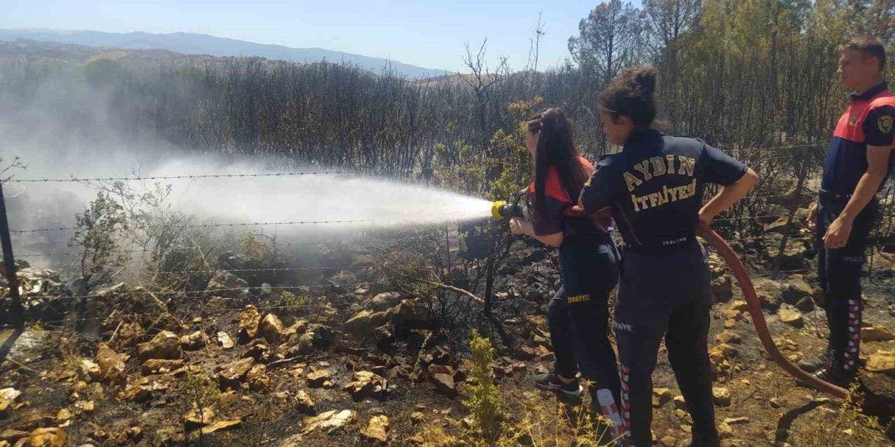 Büyükşehir’in kadın itfaiyecilerinden hızlı müdahale