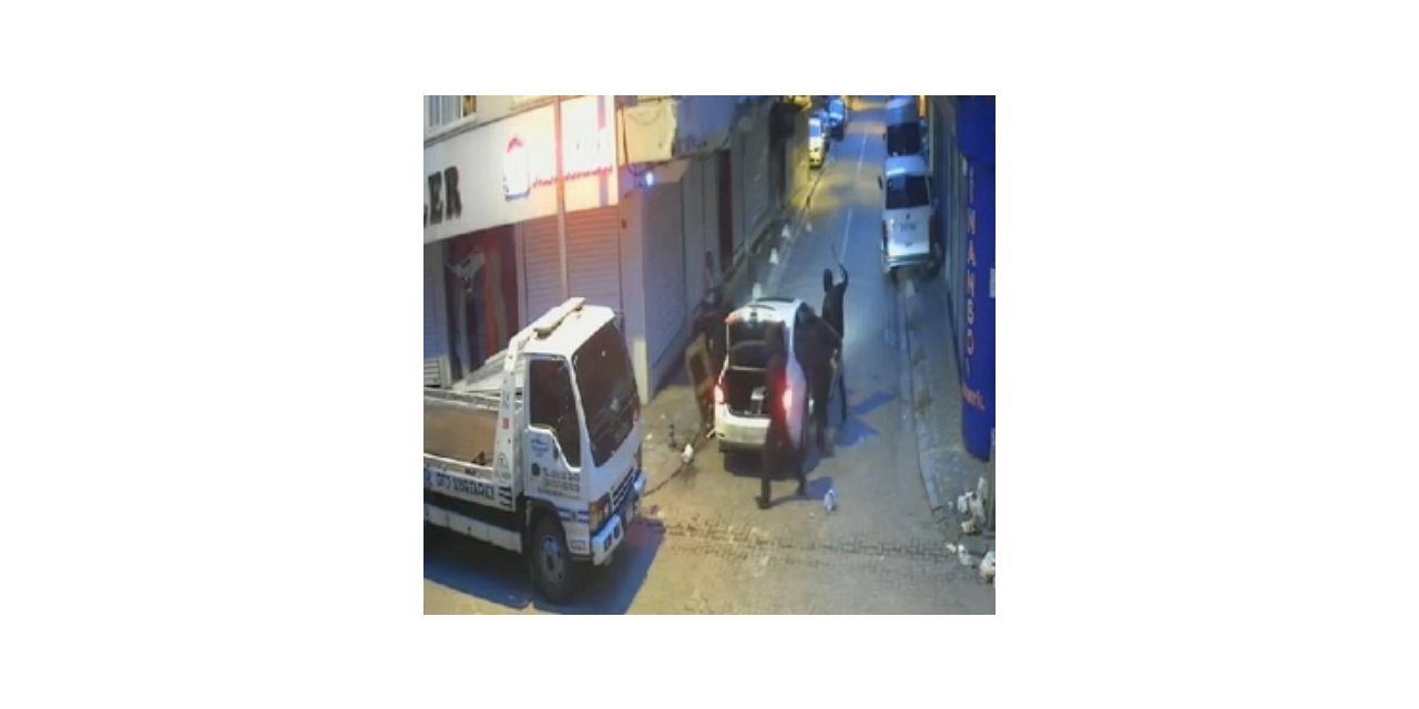 Lüks araçla soygun girişimini komşuların müdahalesi engelledi