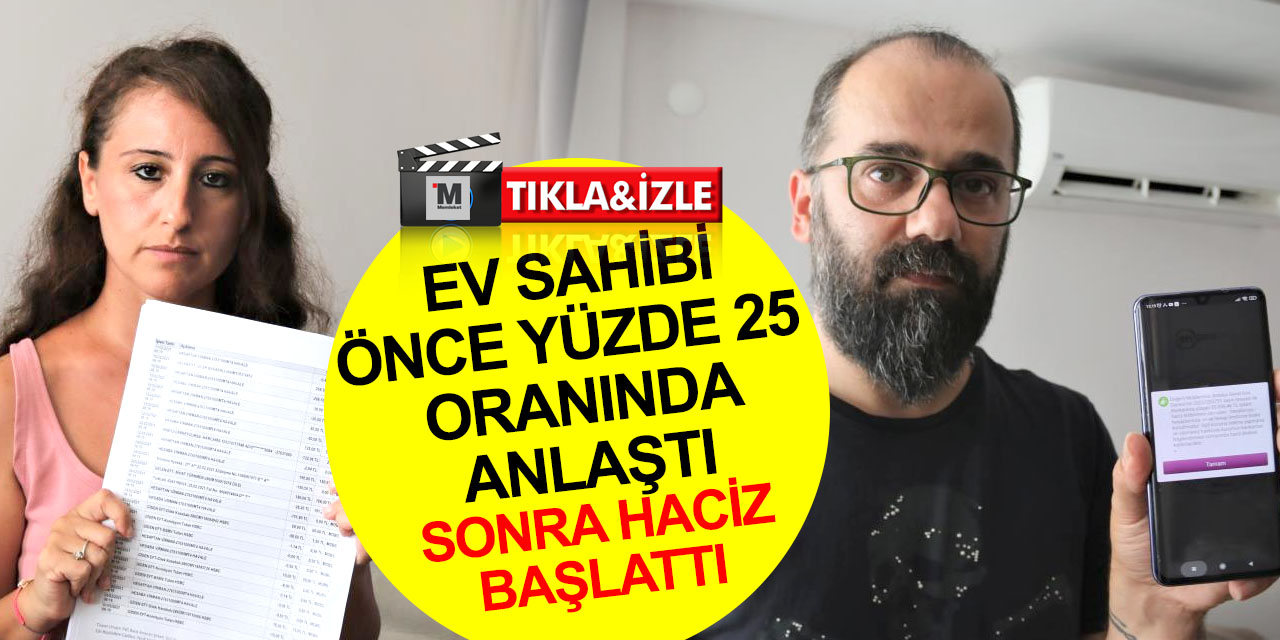 Ev sahibinden imzalı kira kontratı beklerlerken, haciz şoku yaşadılar