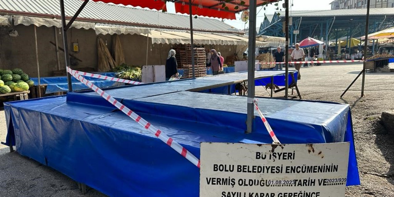 Zabıta kurallara uymayan esnafı affetmedi