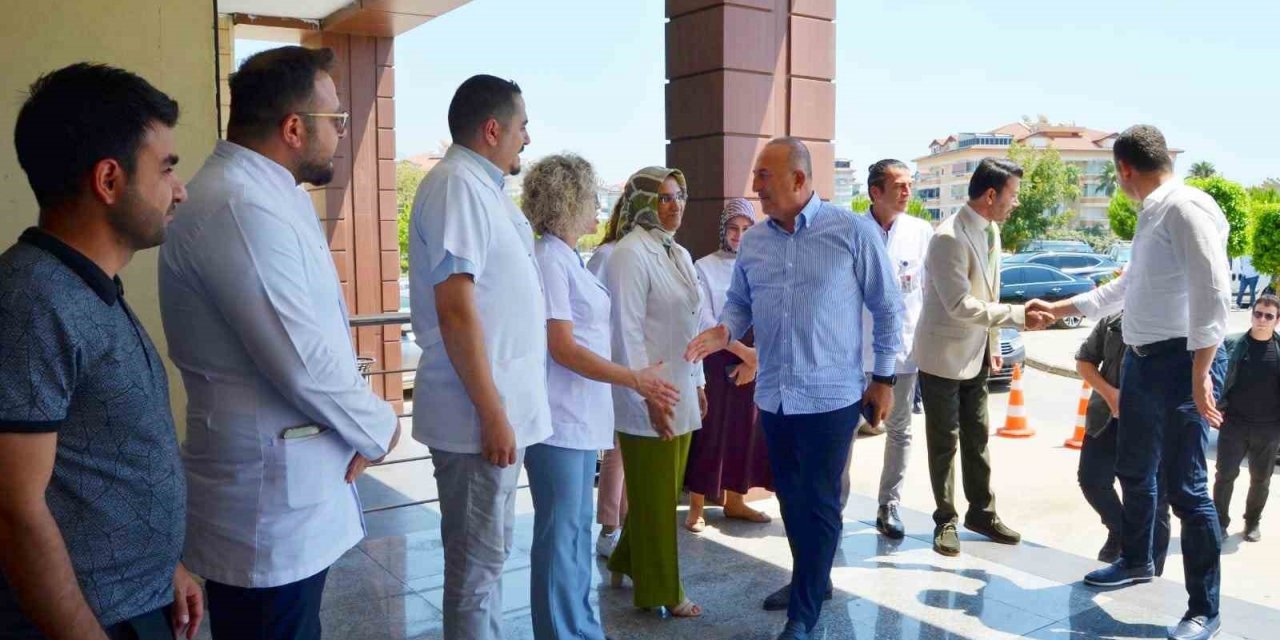 Çavuşoğlu: "Alanya’ya kazandırılacak yeni sağlık hizmetlerinin takipçisiyiz"