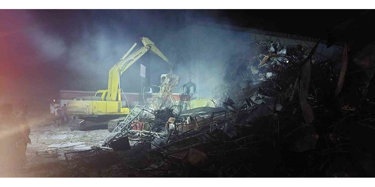 Erzurum hurdacılar sitesinde yangın