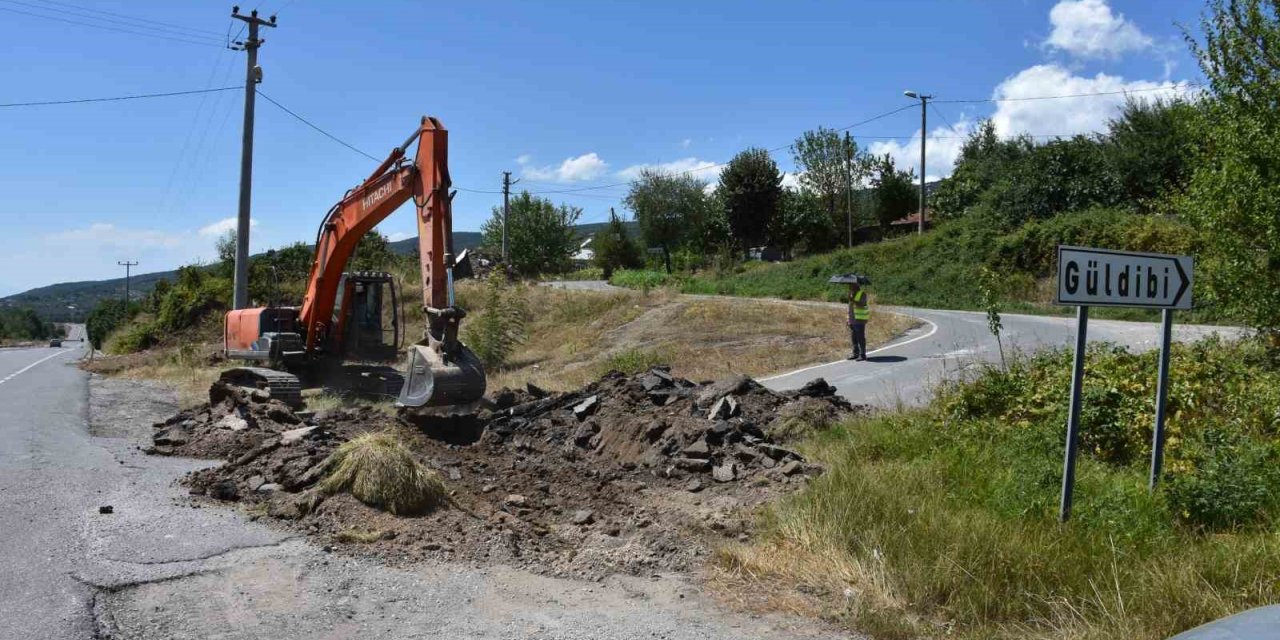 "Tapulu yerim" dedi, kepçeyle yolu kapattı