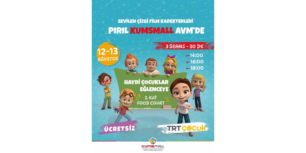 KUMSMALL AVM’den çocuklara bir armağan daha