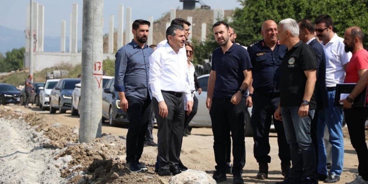 Gümüşova OSB’de alt yapı çalışmaları sürüyor