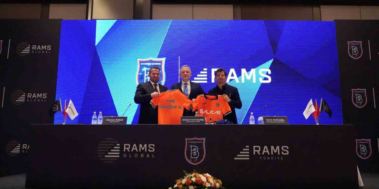 Başakşehir ile Rams Global arasında isim sponsorluğu imza töreni düzenlendi