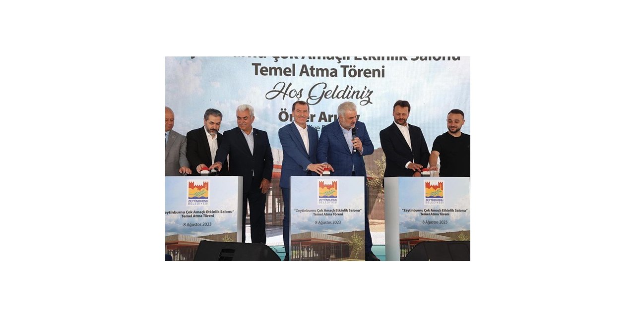 Zeytinburnu Çok Amaçlı Etkinlik Salonu’nun temeli atıldı