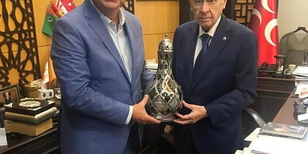 Başkan Ergün, MHP Genel Başkanı Bahçeli’ye Manisa’daki çalışmaları anlattı