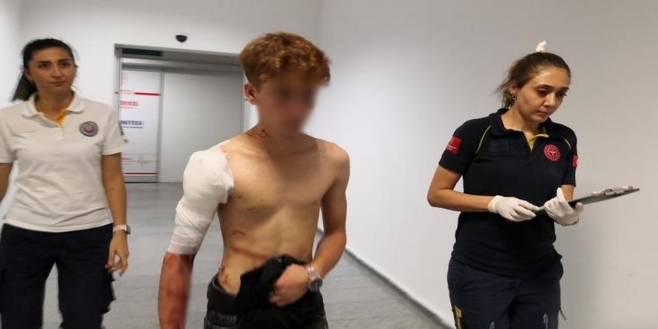 Aksaray’da 'omuz attın' kavgası kanlı bitti! 1 yaralı