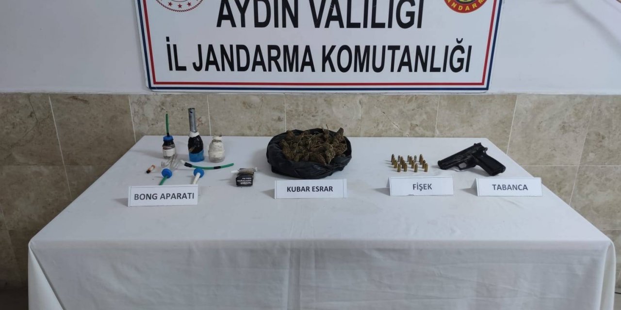 Nazilli’deki evde uyuşturucu madde ele geçirildi