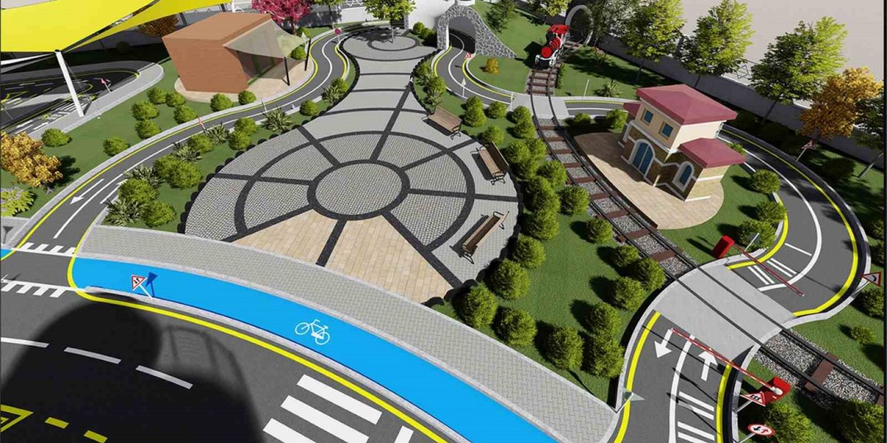 Çocuklar trafik kurallarını eğlenerek öğrenecek