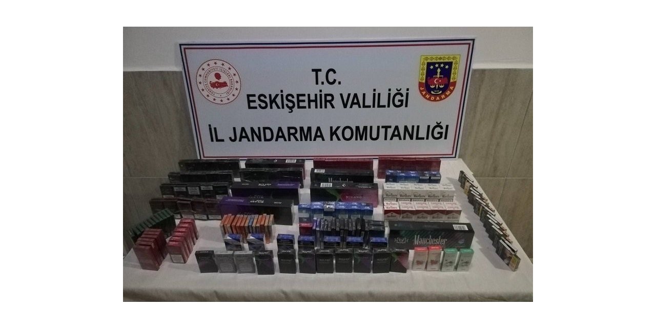 21 bin TL değerinde kaçak sigara ele geçirildi