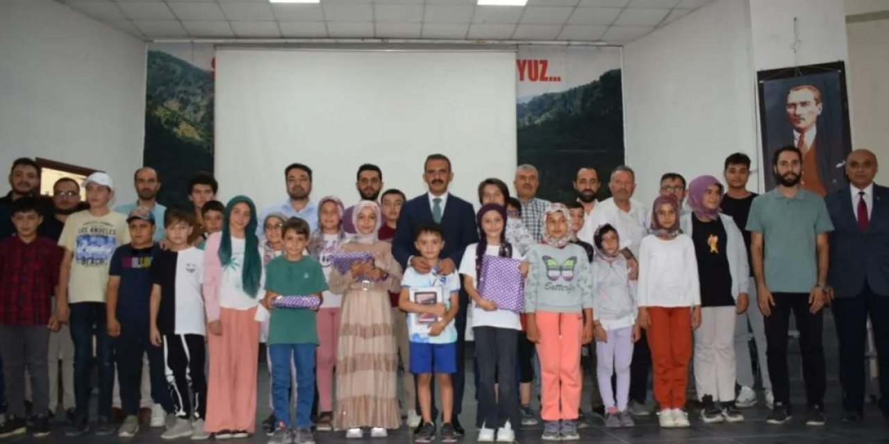 Kur’an kursu öğrencilerine bilgi yarışması düzenlendi