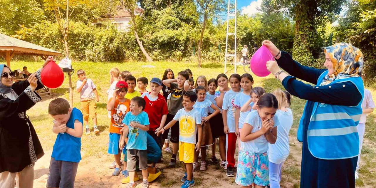 Yaz Kur’an kursu öğrencileri piknikte gönüllerince eğlendi