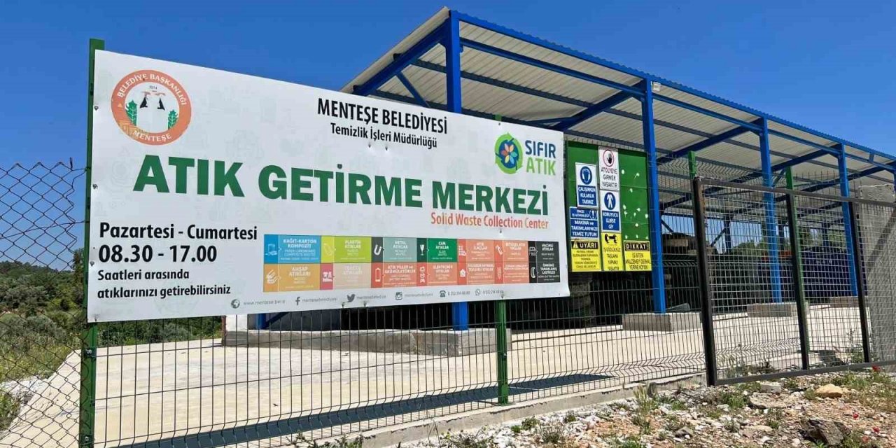 Menteşe’de bir yılda 11 bin ton atık toplandı