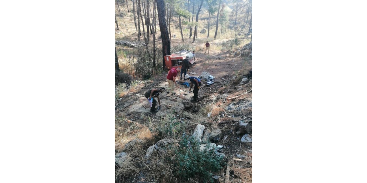 Ormana çöp atanlara ceza yağdı