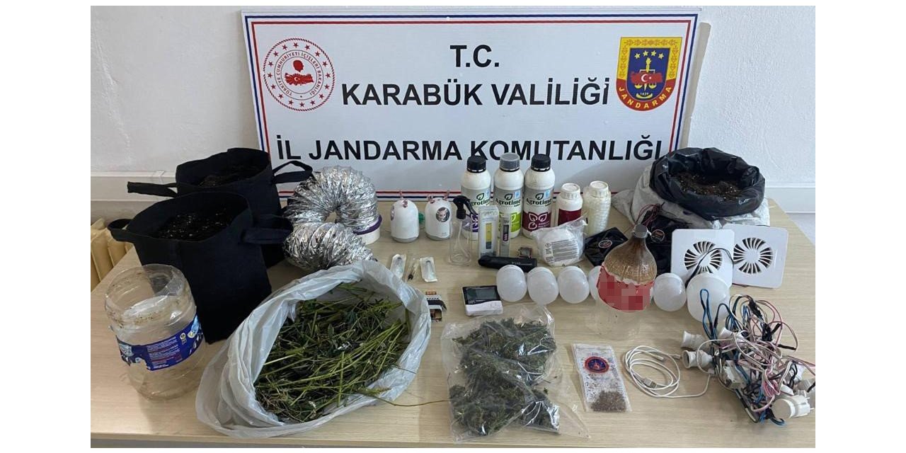 Karabük’te jandarmadan uyuşturucu operasyonu