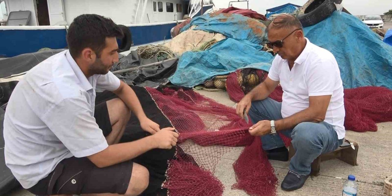 Balıkçılardan sezona hummalı hazırlık