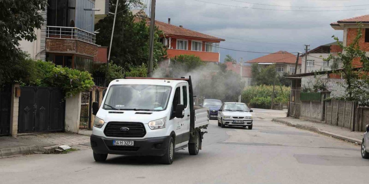 Akyazı’da ilaçlama çalışmaları sürüyor
