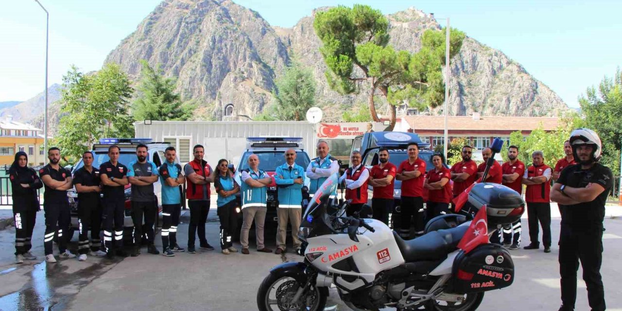 Amasya UMKE, 92 gönüllü sağlık çalışanıyla görev başında