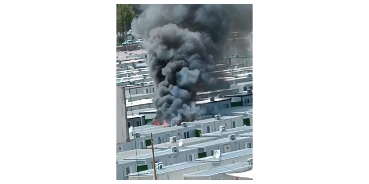 Konteyner kentte korkutan yangın