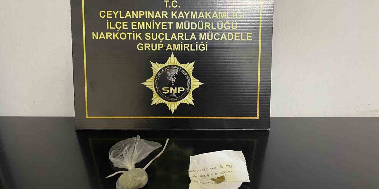 Ceylanpınar’da uyuşturucu operasyonu: 2 gözaltı