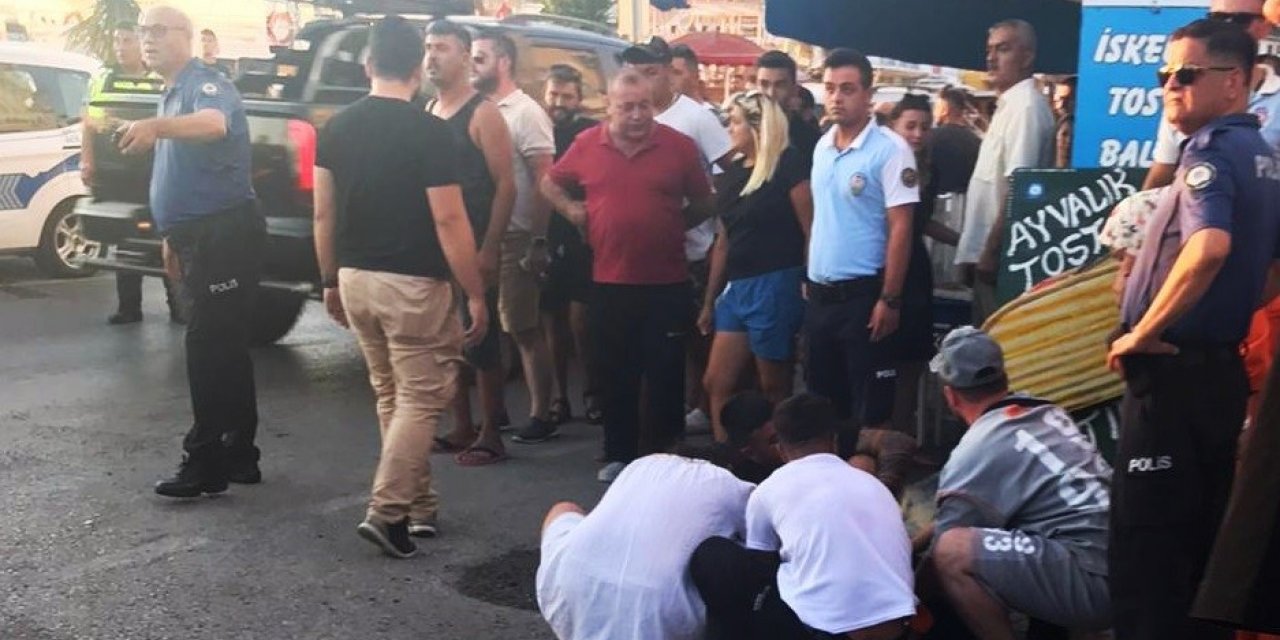 Ayvalık’ta silahlı kavga: 1 yaralı