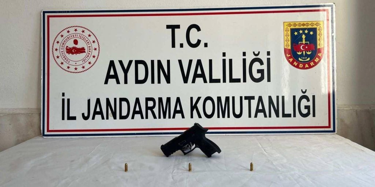 Didim’deki şüphelilerin üzerinde silah ele geçirildi