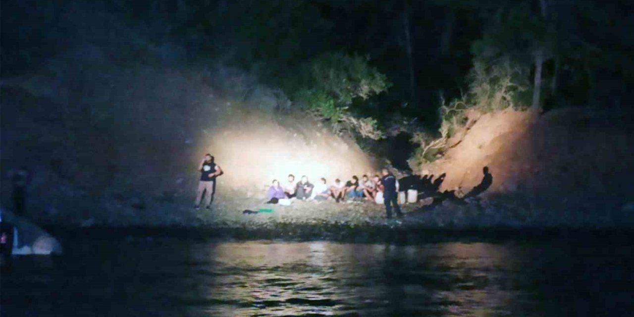 Fethiye’de 9 düzensiz göçmen yakalandı