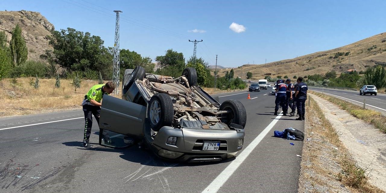 Yozgat’ta trafik kazası: 4 yaralı