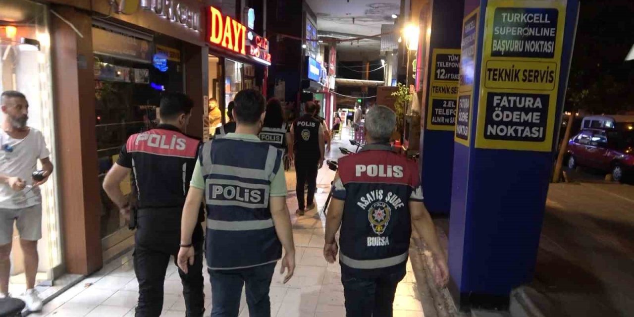 Bursa’da 200 polisle ‘Asayiş Uygulaması’