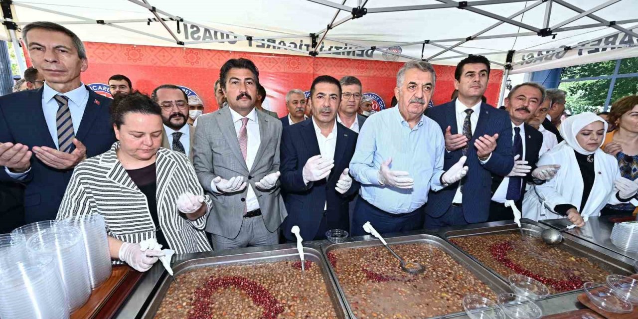 DTO’nun aşure hayrı şehitlerin ruhuna hediye edildi