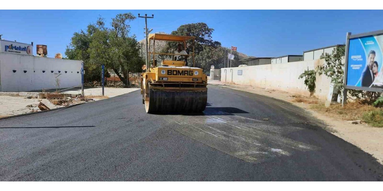 Bodrum Turgutreis’te sıcak asfalt çalışması tamamlandı