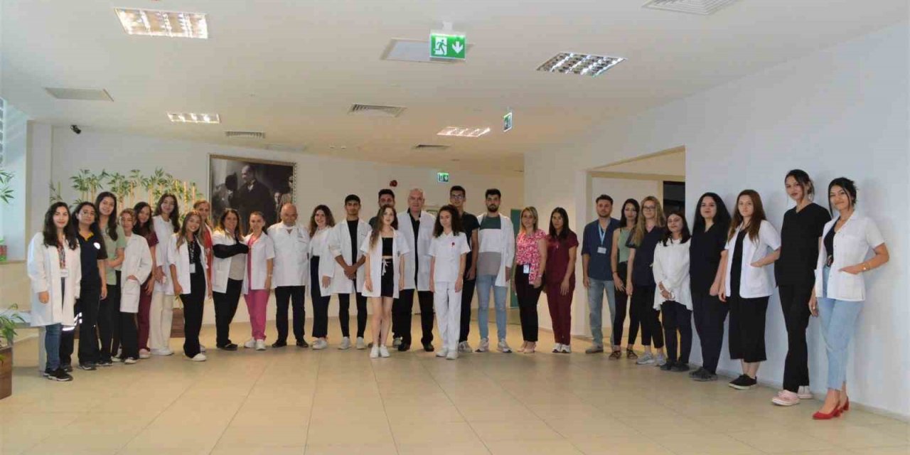 Muğla’da öğrenciler hastane stajlarını tamamladılar